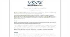 Desktop Screenshot of mennoniteservicesnw.org